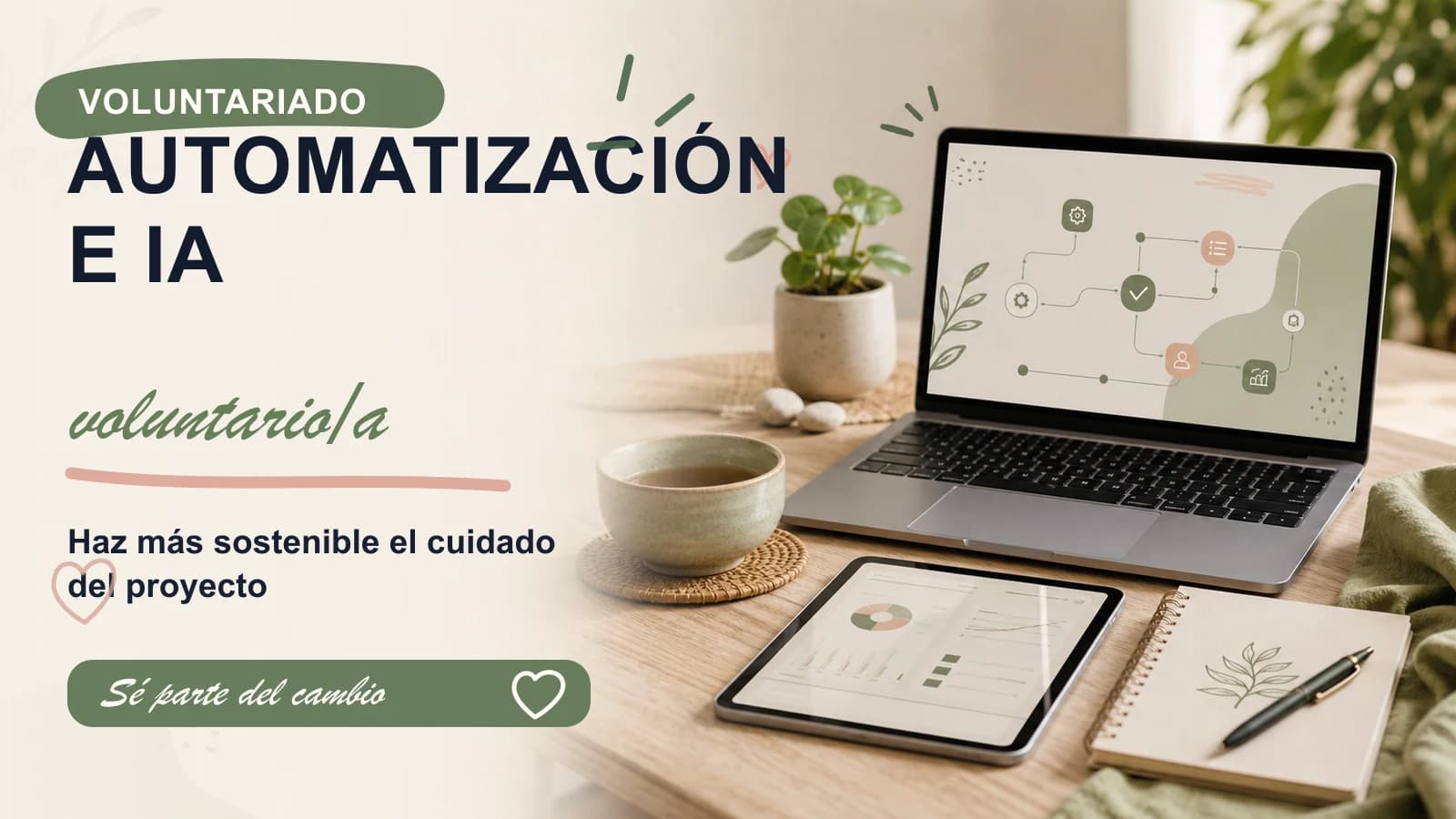 Voluntariado en automatización e inteligencia artificial para mindfulness